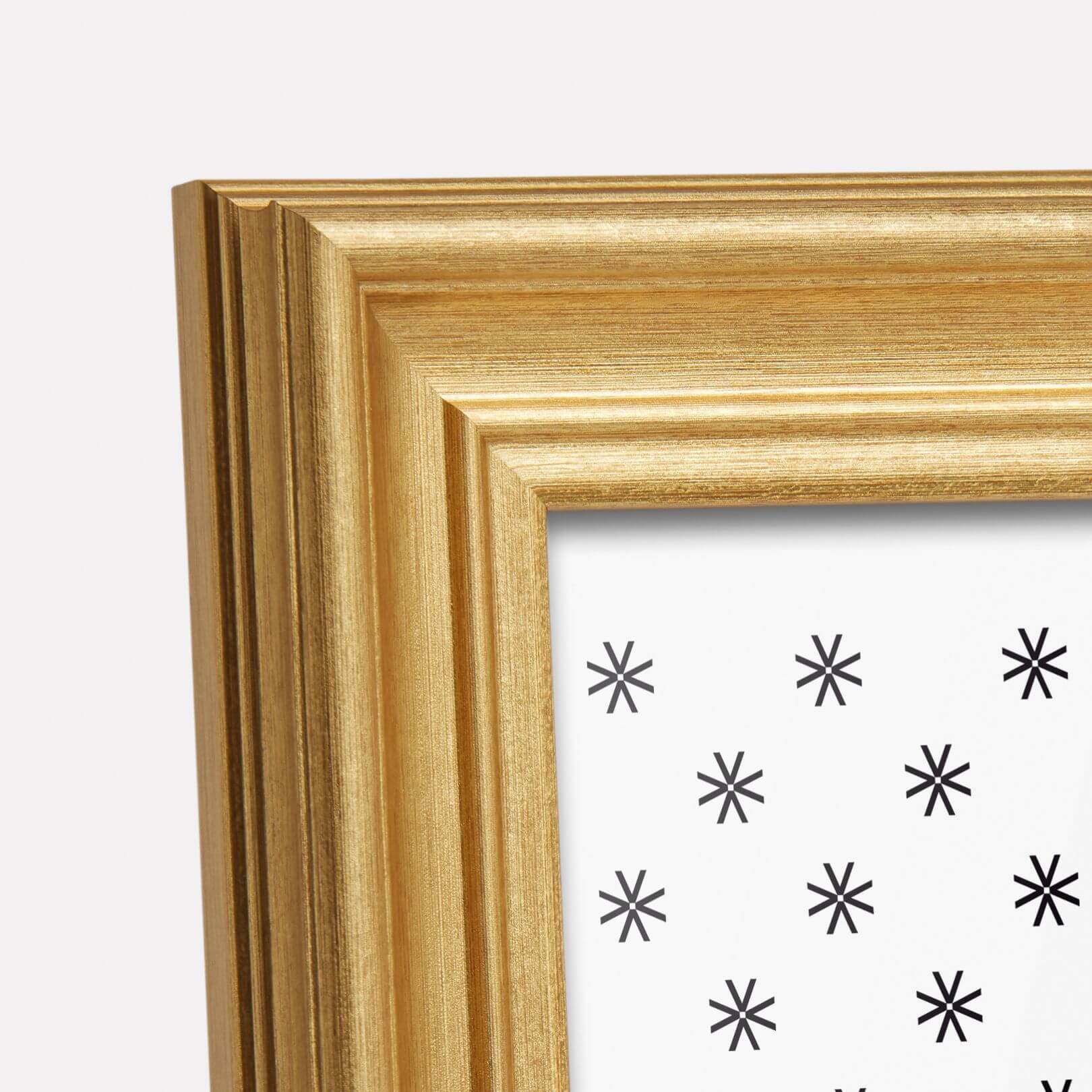 Decorative gold frame