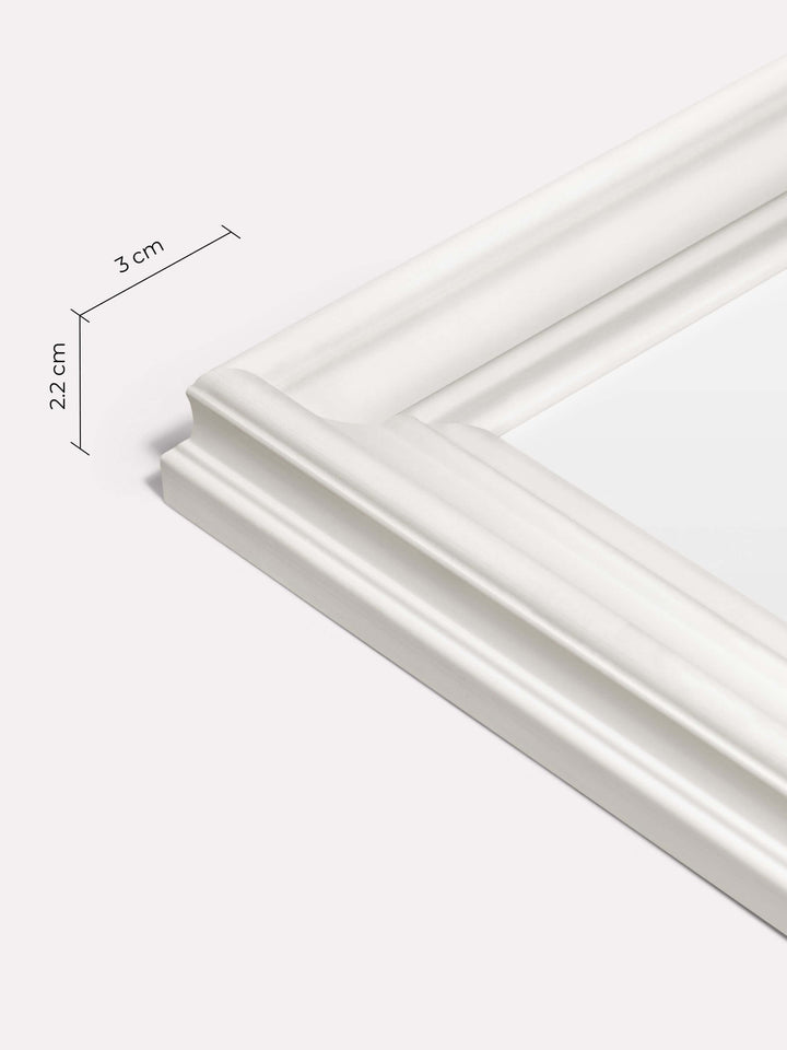 Decorative Frame, White, 50x70 cm - Close-up view