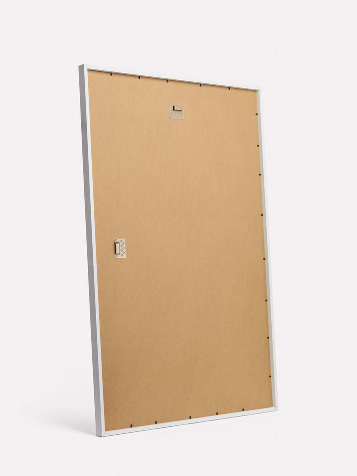 Classic Frame, White, 70x100 cm - Back view