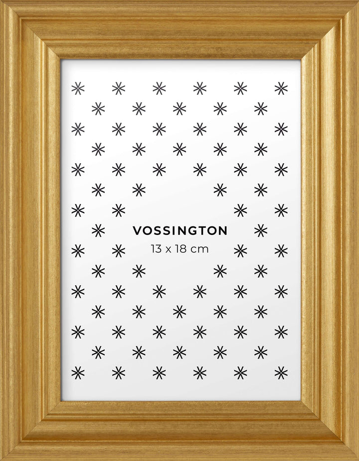 Decorative Frame, Gold, 13x18 cm - Front view